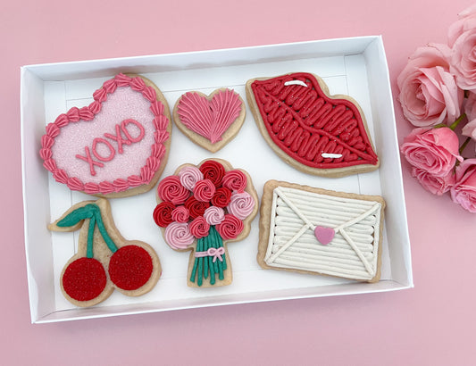 Valentine's Day Decorated Cookies