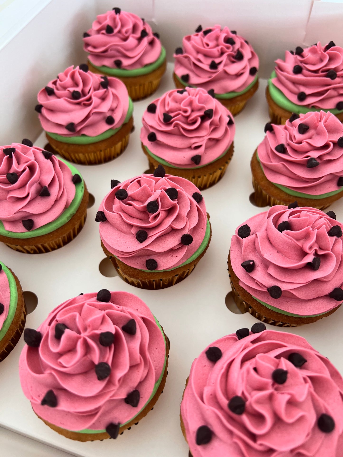 Watermelon Cupcakes